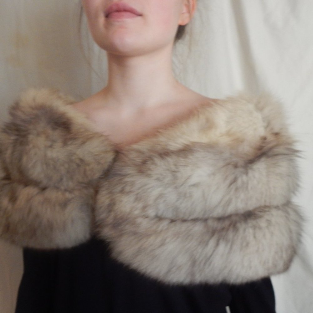 silver fox stole